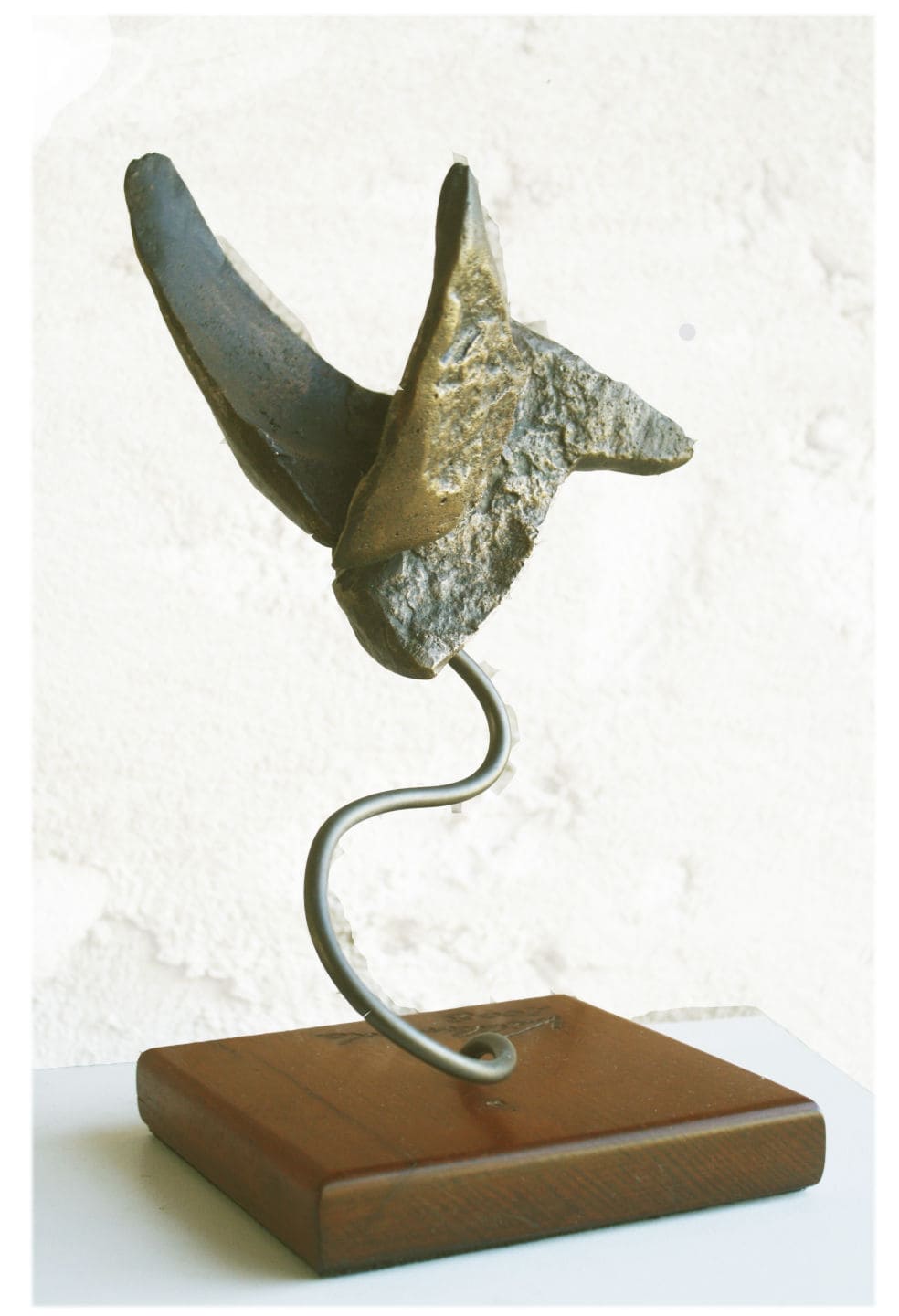 Pájaro de bronce-2008-fundición de bronce-31x16x15cm